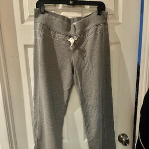Lulu Lemon grey drawstring flare sweatpants